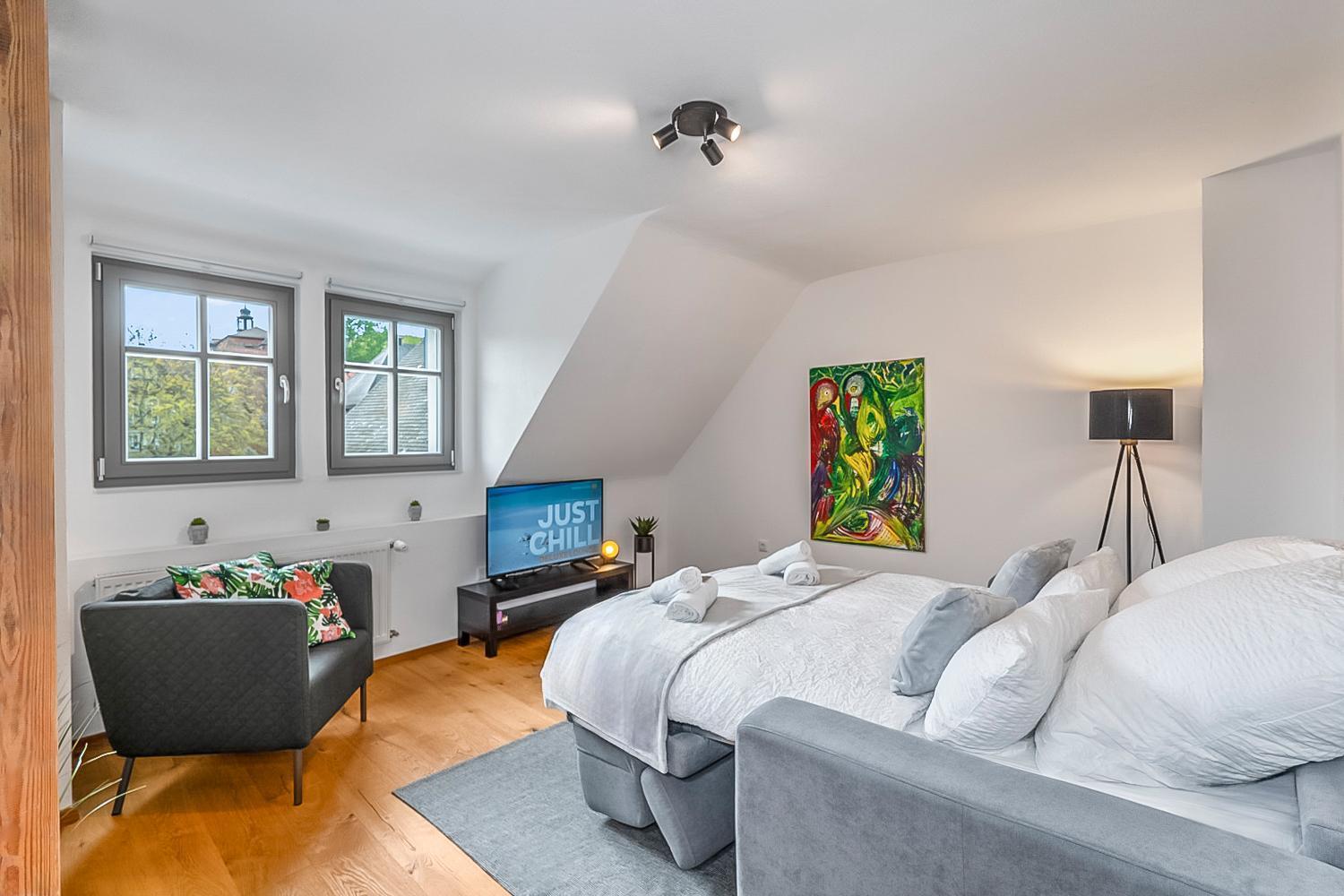 Namaste Homes - Ferienwohnung Mit Dachterrasse Bad Windsheim Luaran gambar